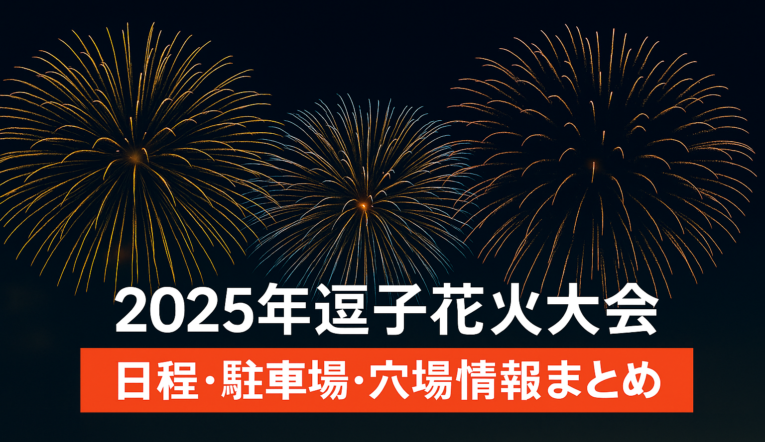 2025年　逗子花火大会